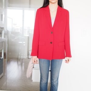 Babaton red blazer